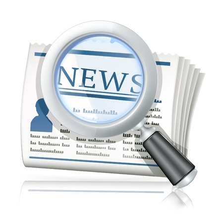 News Searchのイラスト素材