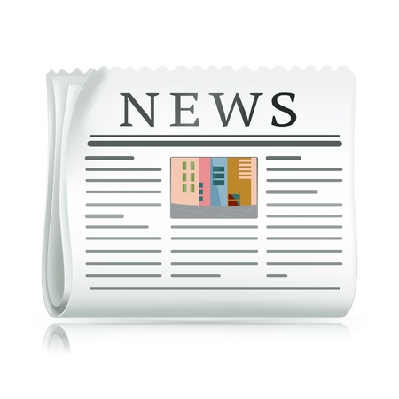 Newspaperのイラスト素材
