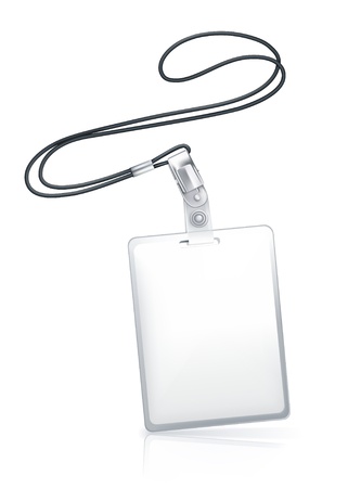 Name Tag, verticalのイラスト素材