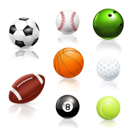 Balls, iconsのイラスト素材