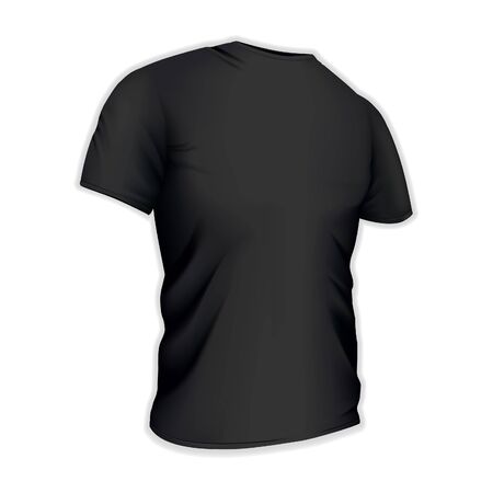 Black T-shirtのイラスト素材