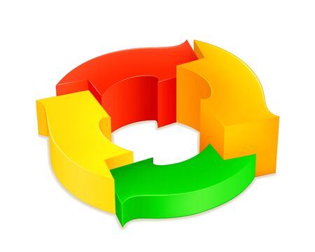 Circular diagramのイラスト素材