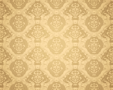 Brown Seamless wallpaper pattern のイラスト素材