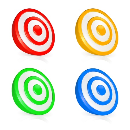 Target buttonsのイラスト素材