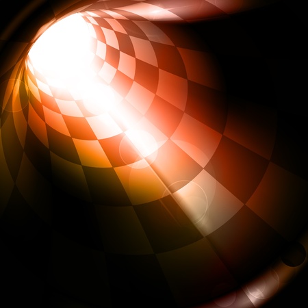 Checkered tunnelのイラスト素材