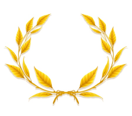 Laurel Wreath, Design Elementのイラスト素材