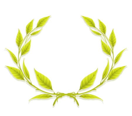 Laurel Wreath, Design Elementのイラスト素材