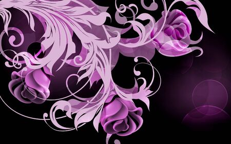 Background of rosesのイラスト素材