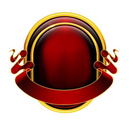 Emblem redのイラスト素材
