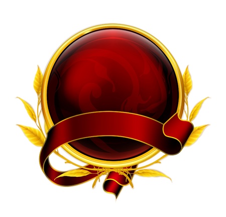 Emblem redのイラスト素材