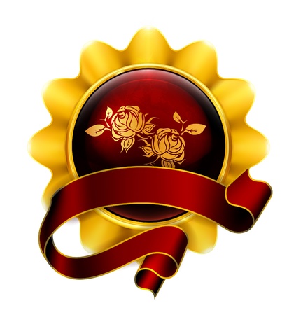 Emblem redのイラスト素材