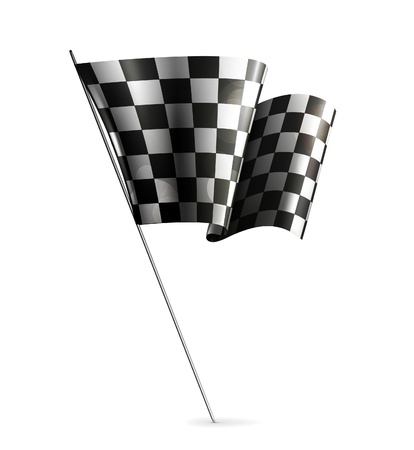 Checkered Flagのイラスト素材