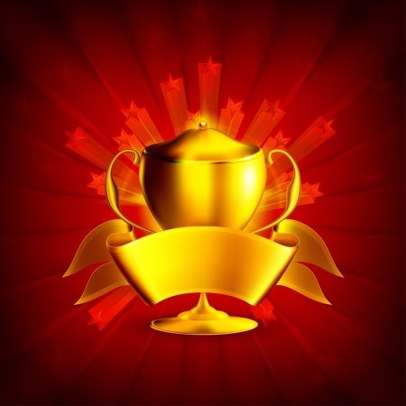 Golden Prize, Backgroundのイラスト素材