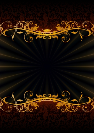 Luxury Wallpaper Backdropのイラスト素材