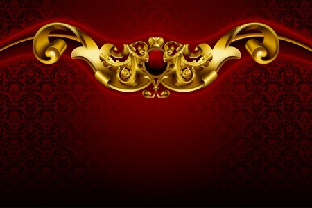 Vintage background redのイラスト素材