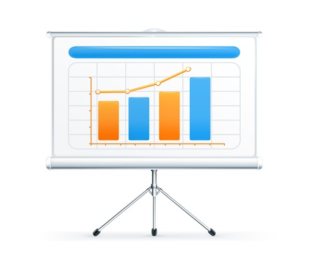 Projection screenのイラスト素材