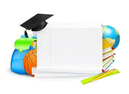 School bannerのイラスト素材