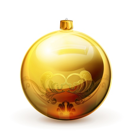 Christmas baubleのイラスト素材