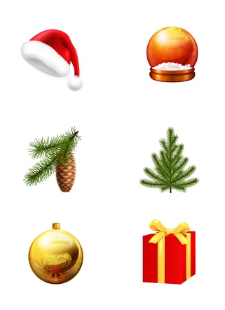 Christmas setのイラスト素材