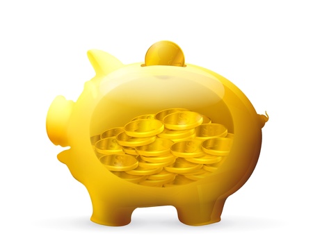 Piggy bankのイラスト素材