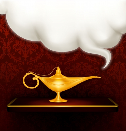 Oil lampのイラスト素材