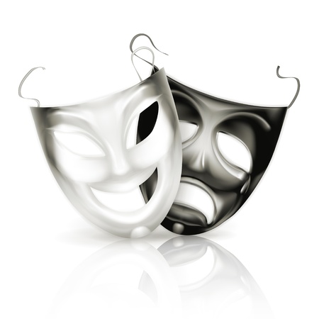 Theater masksのイラスト素材