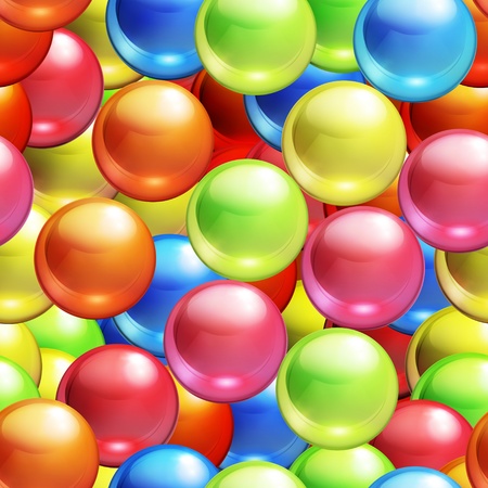 Background with balls seamlessのイラスト素材