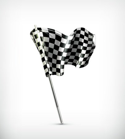 Checkered flagのイラスト素材