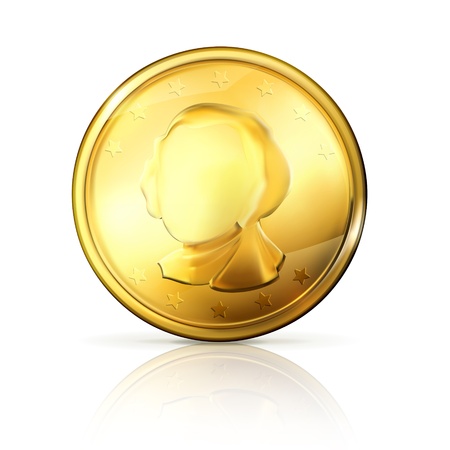 Gold coinのイラスト素材