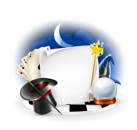 Magic frameのイラスト素材