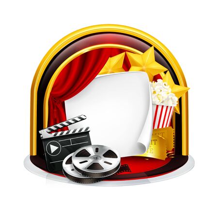 Movie frameのイラスト素材