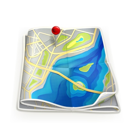 City mapのイラスト素材