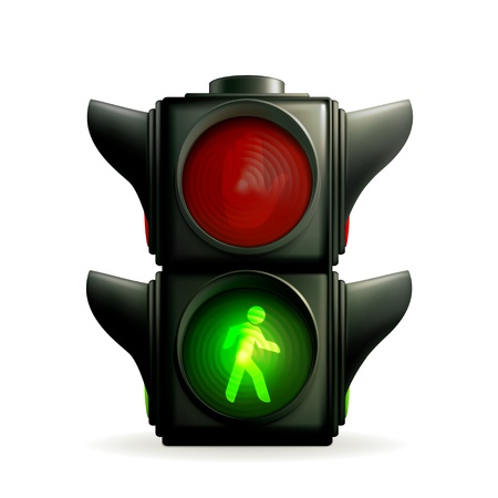 Green lightのイラスト素材