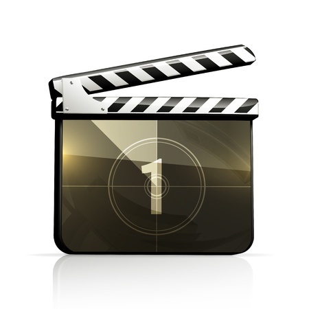 Movie clapのイラスト素材