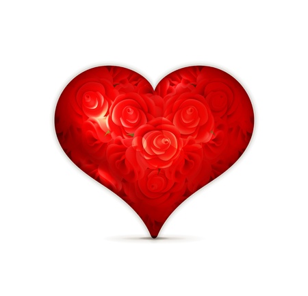 Red heartのイラスト素材