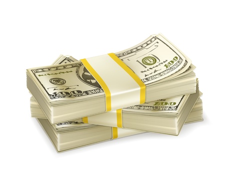 Stack of moneyのイラスト素材
