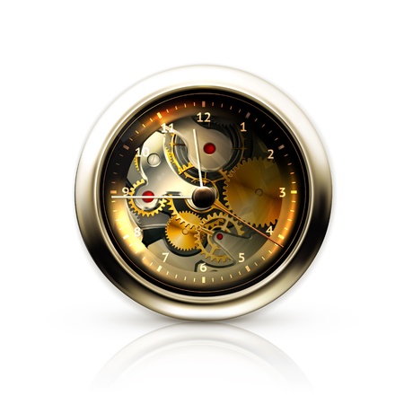 Mechanical clockのイラスト素材