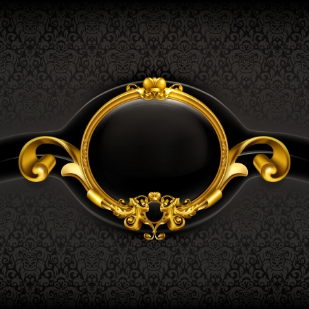 Vintage Black Frameのイラスト素材