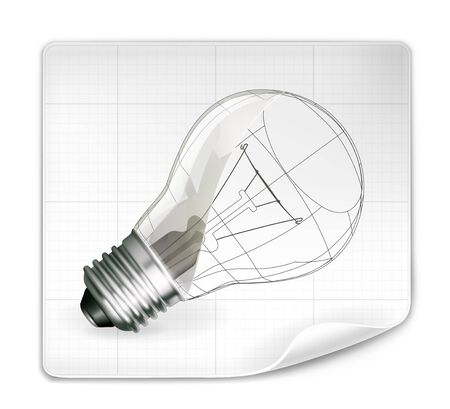 Lamp drawingのイラスト素材