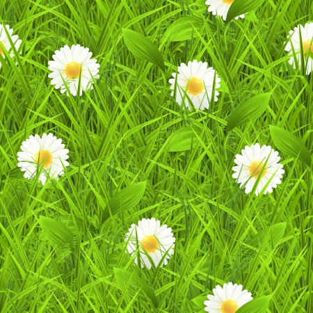 Grass seamless patternのイラスト素材