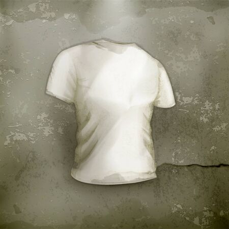 T-shirt, old-styleのイラスト素材