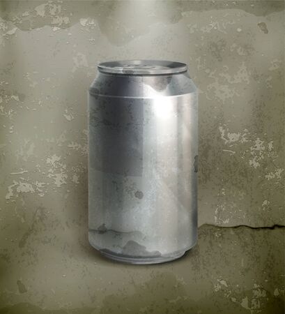 Drink Can, old-styleのイラスト素材