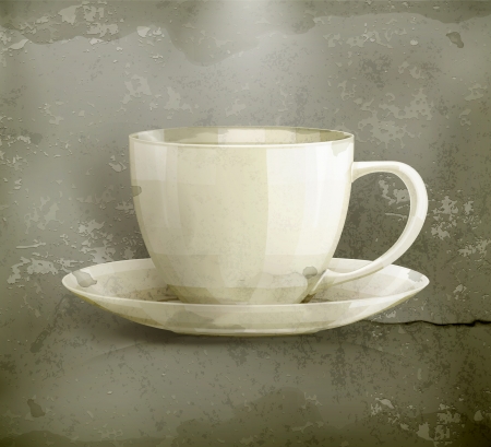 Coffee Cup old-styleのイラスト素材