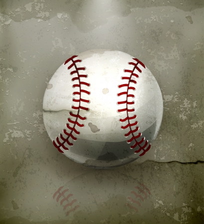 Baseball, old-styleのイラスト素材