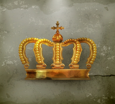 Crown, old-styleのイラスト素材