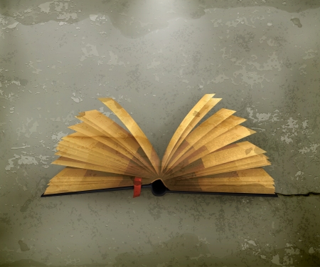 Open book, old-styleのイラスト素材