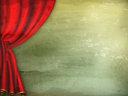 Theater curtain, old-styleのイラスト素材