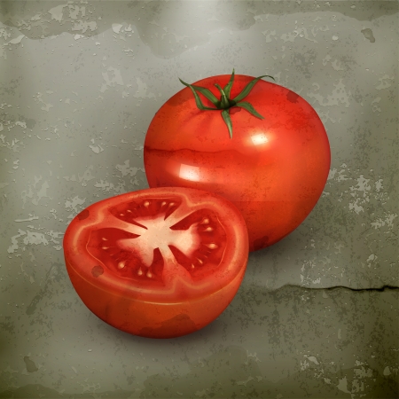 Tomato, old-styleのイラスト素材