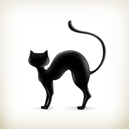 Cat silhouetteのイラスト素材