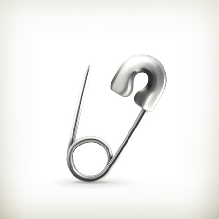 Safety pin, iconのイラスト素材